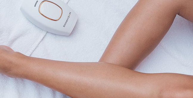 Elimina los vellos enterrados con la depiladora profesional IPL de Shinnyskin