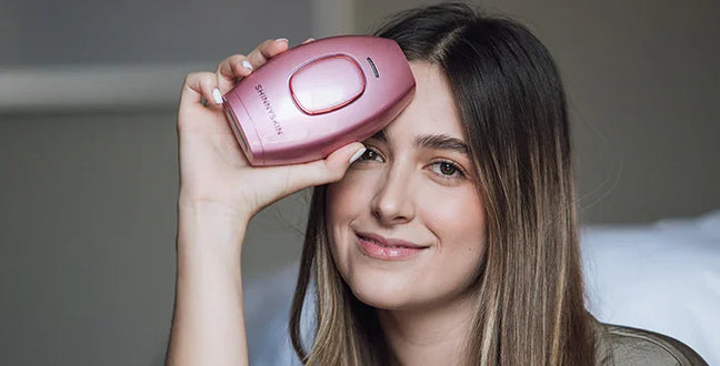 Dile adiós al vello facial con la depiladora IPL de ShinnySkin