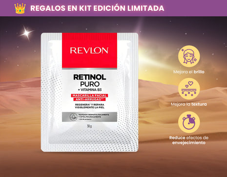 Regalo: Mascarilla de Retinol Anti-arrugas