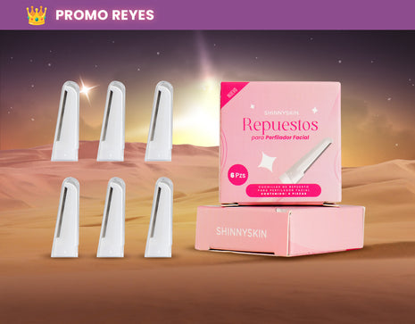 Repuestos de Acero Inoxidable para Perfiladora ShinnySkin reutilizable