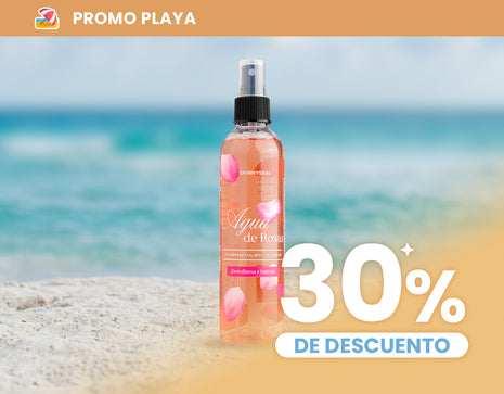 Tónico Post-Depilación de Agua de Rosas - Hidrata y Suaviza