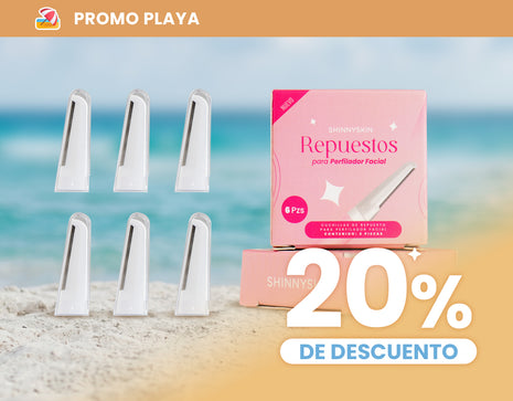 Repuestos de Acero Inoxidable para Perfiladora ShinnySkin reutilizable