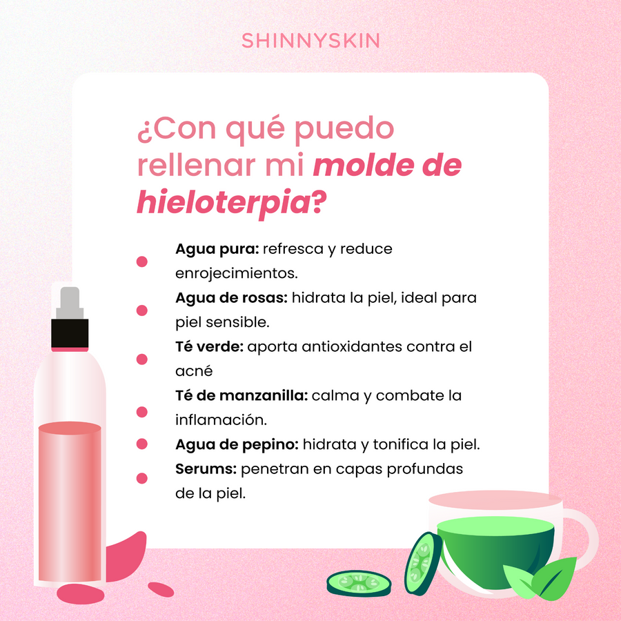 Molde de hieloterapia ShinnySkin - Reafirmante Facial