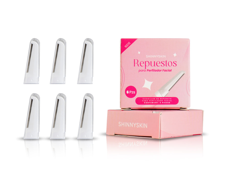 Repuestos de Acero Inoxidable para Perfiladora ShinnySkin reutilizable