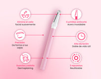 Perfiladora Facial reutilizable con Cuchilla de Acero Inoxidable