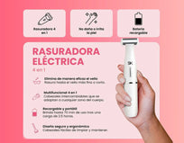 Rasuradora eléctrica 4 en 1 ShinnySkin