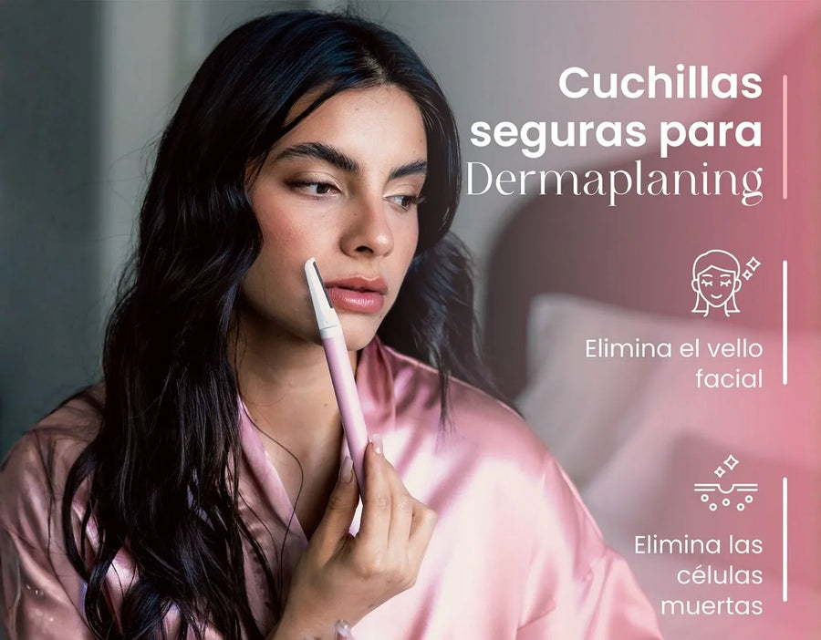 Perfiladora Facial reutilizable con Cuchilla de Acero Inoxidable
