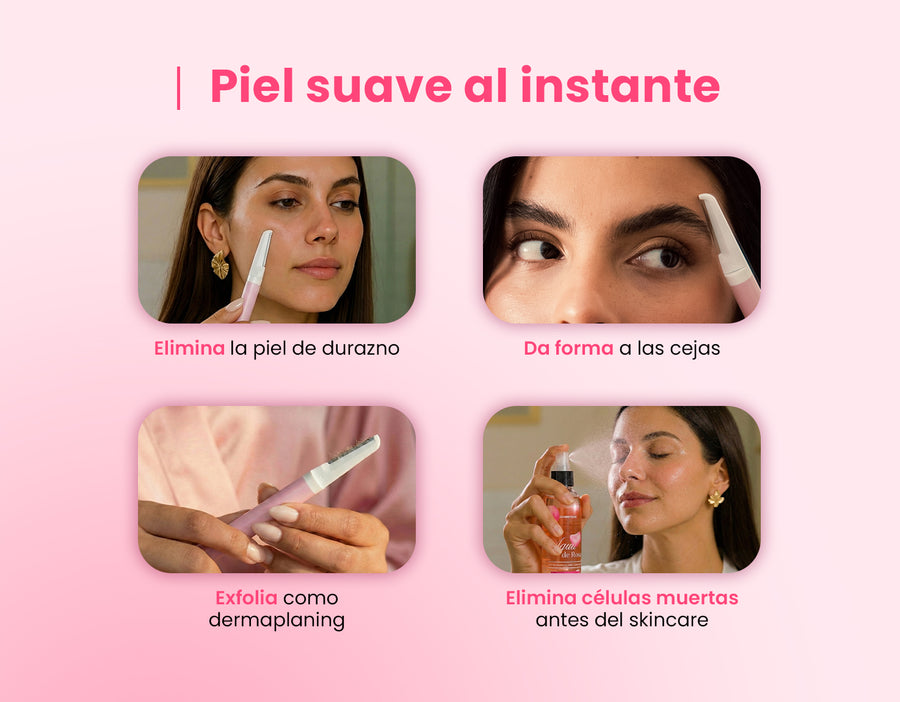 Perfiladora Facial reutilizable con Cuchilla de Acero Inoxidable