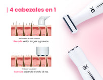 Rasuradora eléctrica 4 en 1 ShinnySkin