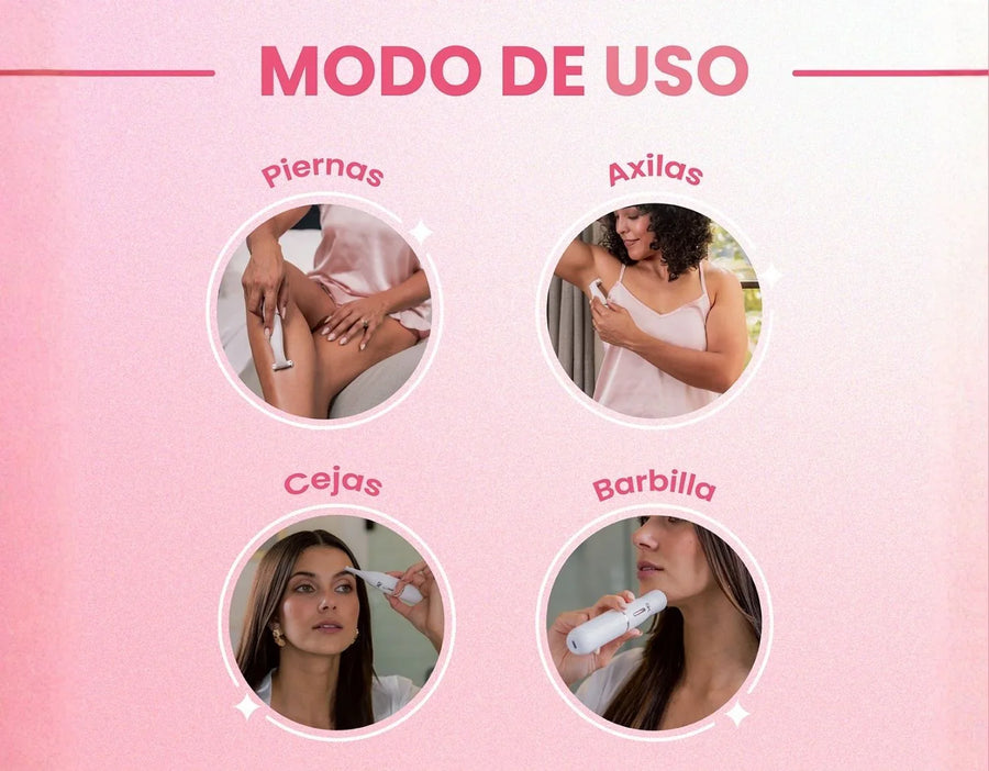 Rasuradora eléctrica 4 en 1 ShinnySkin