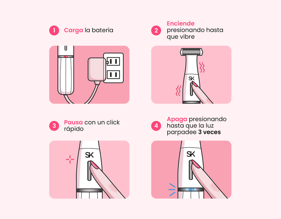 Rasuradora eléctrica 4 en 1 ShinnySkin