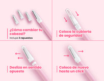 Perfiladora Facial reutilizable con Cuchilla de Acero Inoxidable