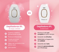 Depiladora Permanente IPL clásica