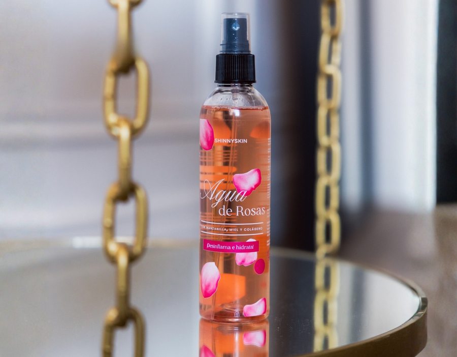 Tónico Post-Depilación de Agua de Rosas - Hidrata y Suaviza