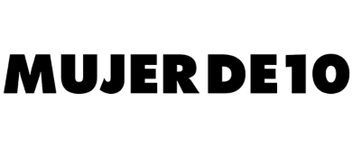 Text logo displaying 'MUJERDET10' in black letters on a transparent background.