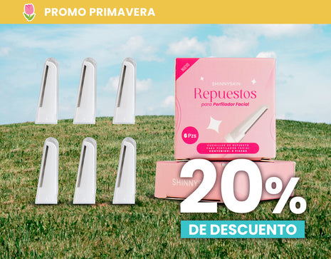 Repuestos de Acero Inoxidable para Perfiladora ShinnySkin reutilizable