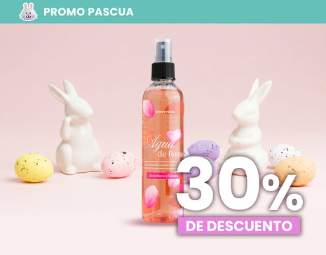 Tónico Post-Depilación de Agua de Rosas - Hidrata y Suaviza