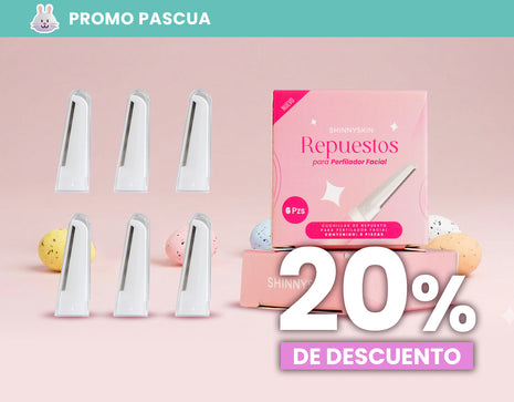 Repuestos de Acero Inoxidable para Perfiladora ShinnySkin reutilizable