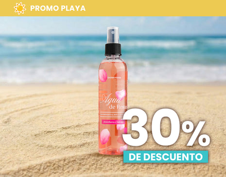 Tónico Post-Depilación de Agua de Rosas - Hidrata y Suaviza