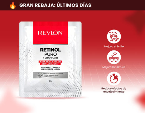 Regalo: Mascarilla de Retinol Anti-arrugas