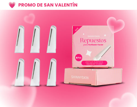 Repuestos de Acero Inoxidable para Perfiladora ShinnySkin reutilizable