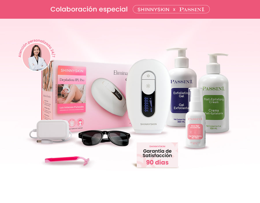 ShinnySkin x Passini: Kit Pro Premium de depilación edición limitada