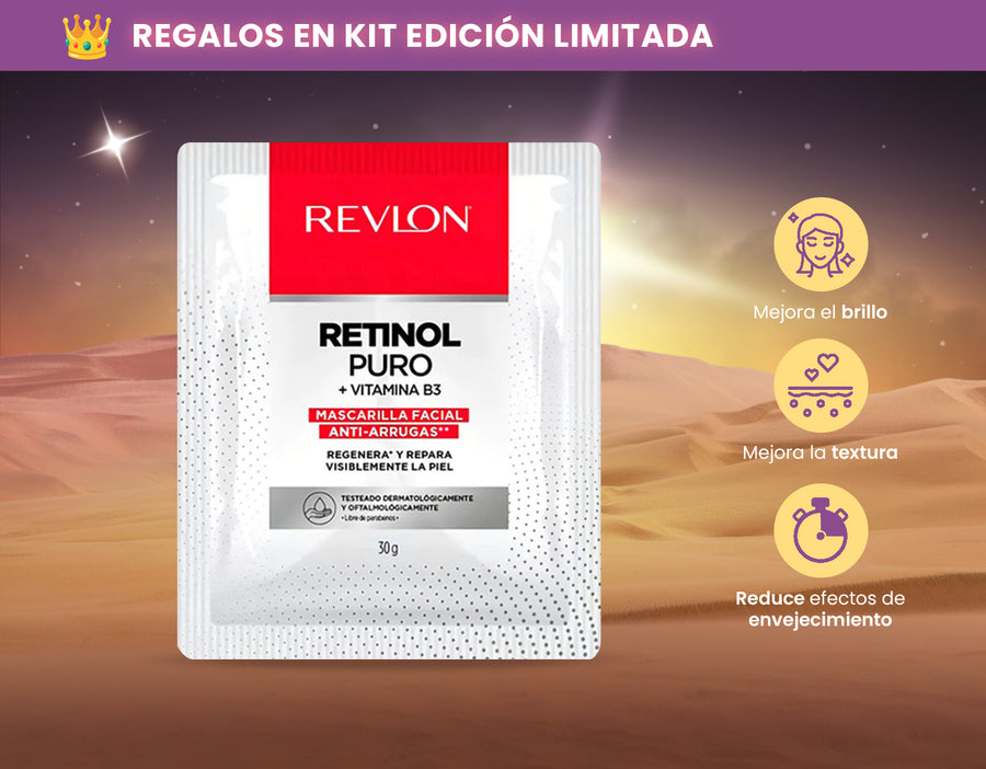 Regalo: Mascarilla de Retinol Anti-arrugas
