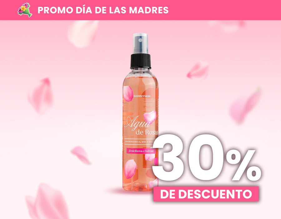 Tónico Post-Depilación de Agua de Rosas - Hidrata y Suaviza