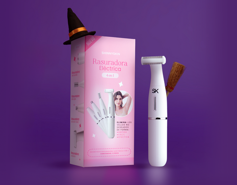 Rasuradora eléctrica 4 en 1 ShinnySkin